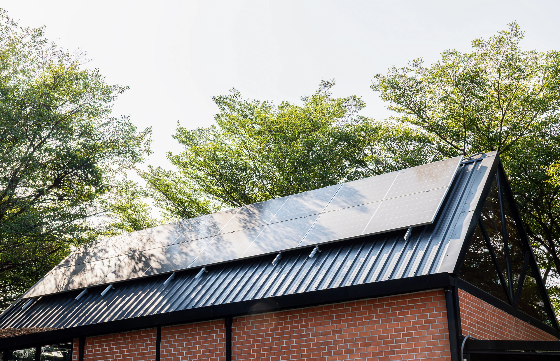 Maison valorisée par une installation photovoltaïque